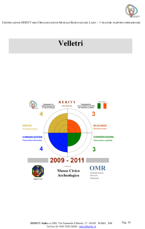 Certificato di Qualità rilasciato dalla Herity